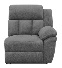 Orleans Furniture - Coaster - Bahrain Upholstered RAF Power Recliner Charcoal - 609540RRP