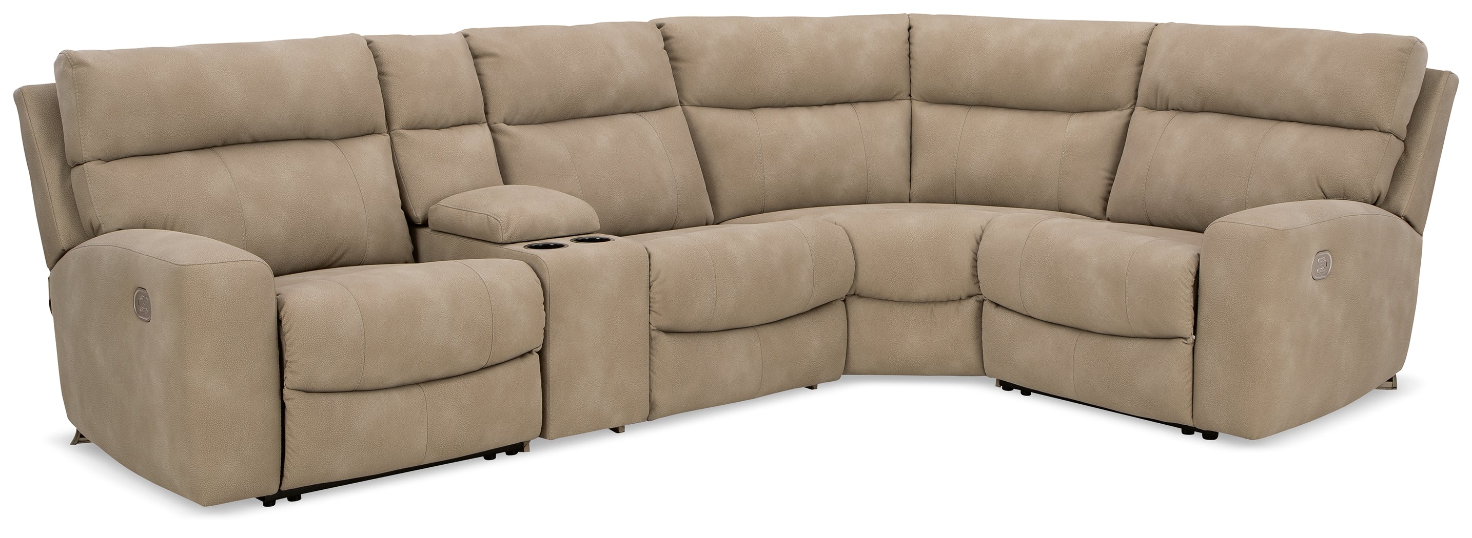 Orleans Furniture - Ashley Furniture - Next-Gen DuraPella Sectional - 5-Piece Power Reclining Sectional / Sand - 61004S5