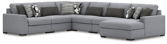 Orleans Furniture - Ashley Furniture - Bealton Sectional - RAF 6-Piece Sectional with Chaise / Salt and Pepper - 61305S12