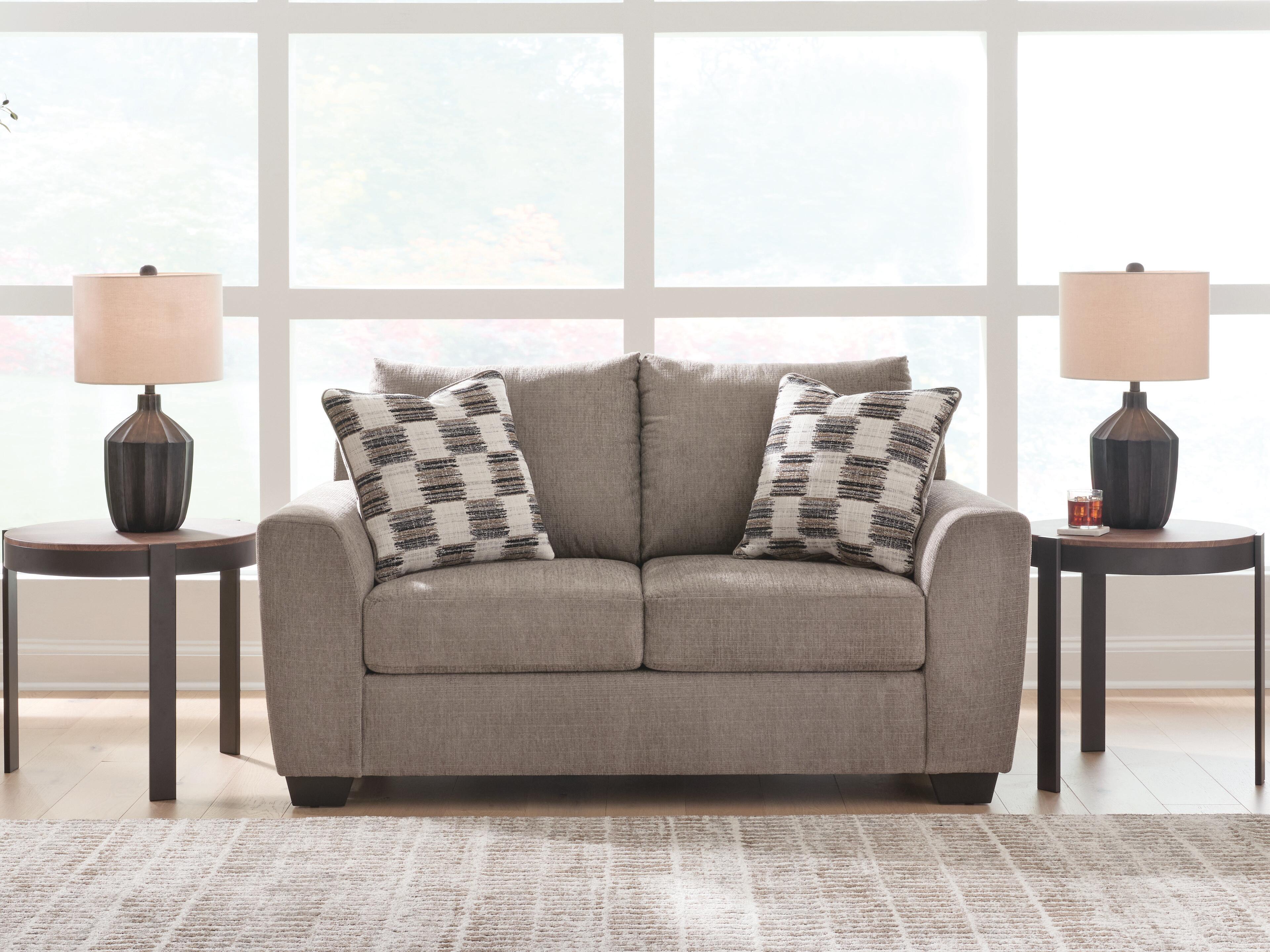 Orleans Furniture - Ashley Furniture - Loreo Living Room - Loveseat / Truffle - 6310235