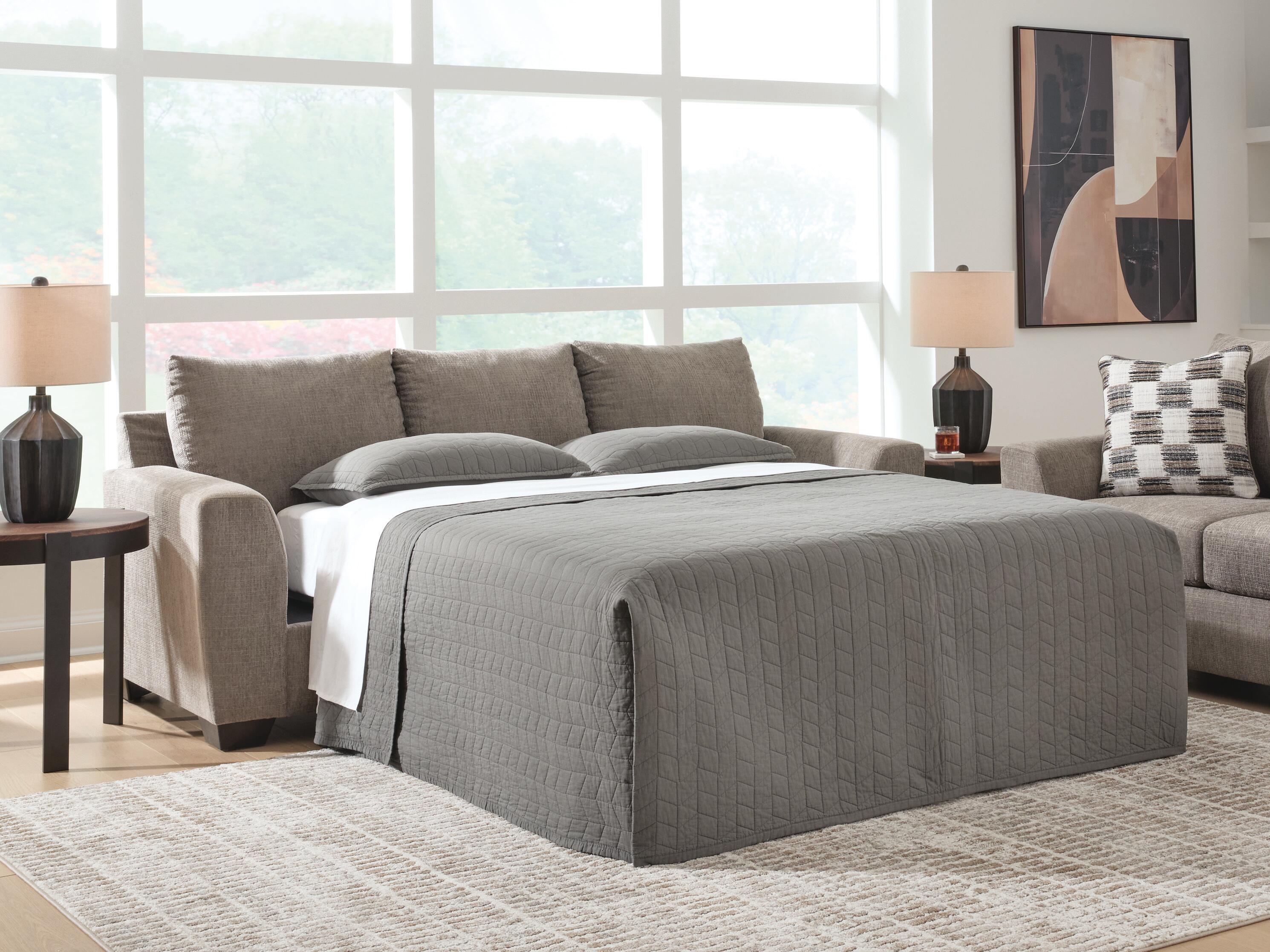 Orleans Furniture - Ashley Furniture - Loreo Living Room - Queen Sofa Sleeper / Truffle - 6310239