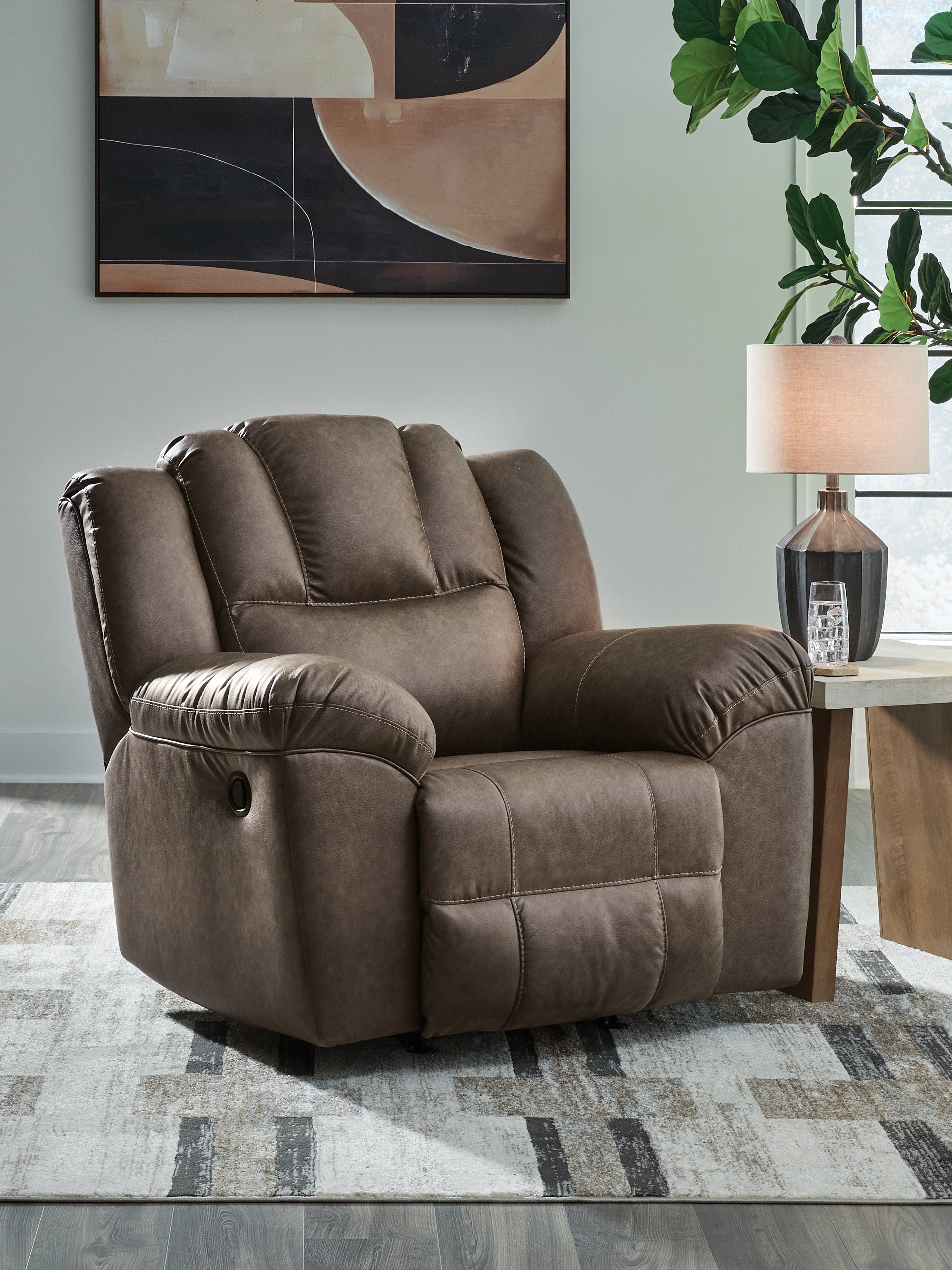 Orleans Furniture - Ashley Furniture - Lowilla Living Room - Rocker Recliner / Driftwood - PC6450625