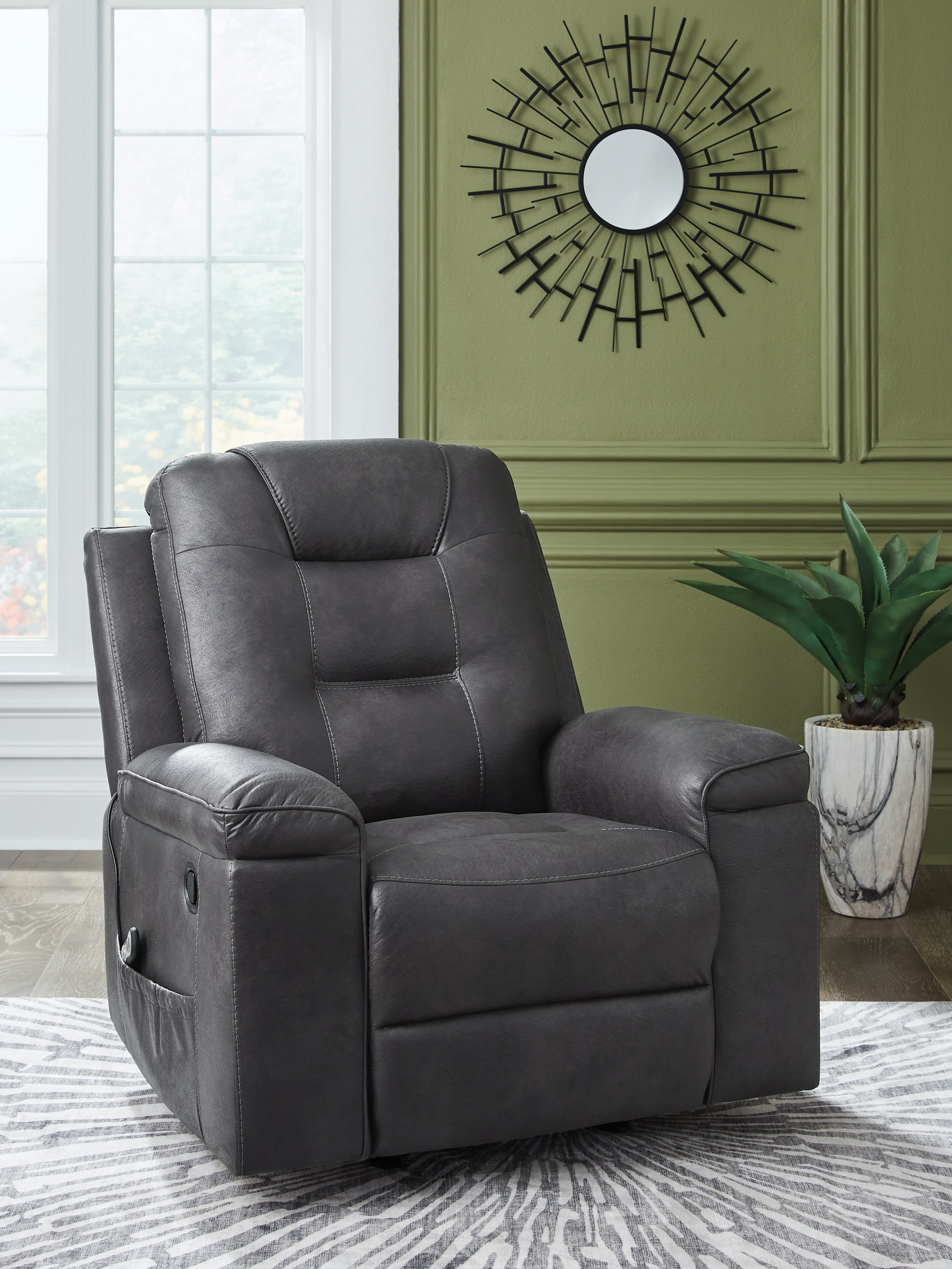 Orleans Furniture - Ashley Furniture - Stockworth Living Room - Rocker Recliner / Granite - PC6560525