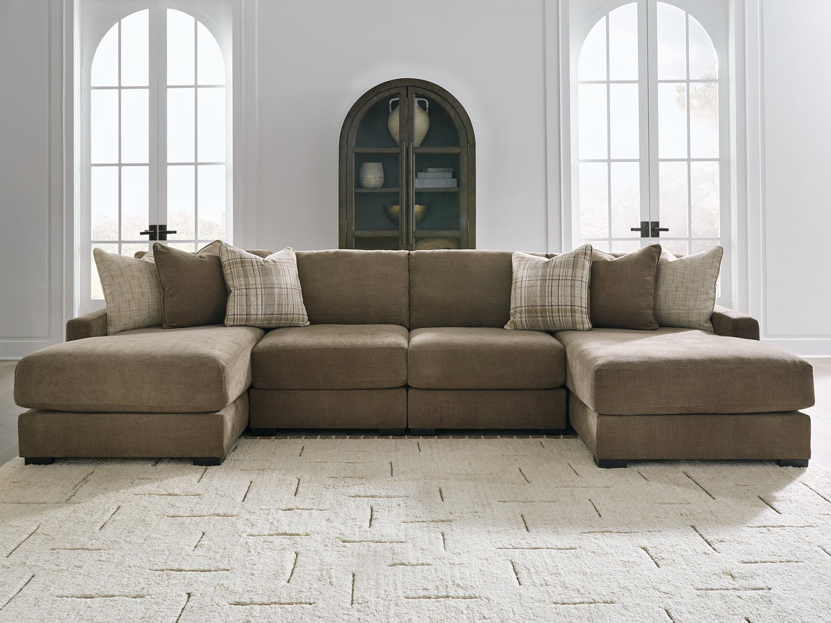 Orleans Furniture - Ashley Furniture - Camellia-Court Sectional - 4-Piece Double Chaise Sectional - 68207S9