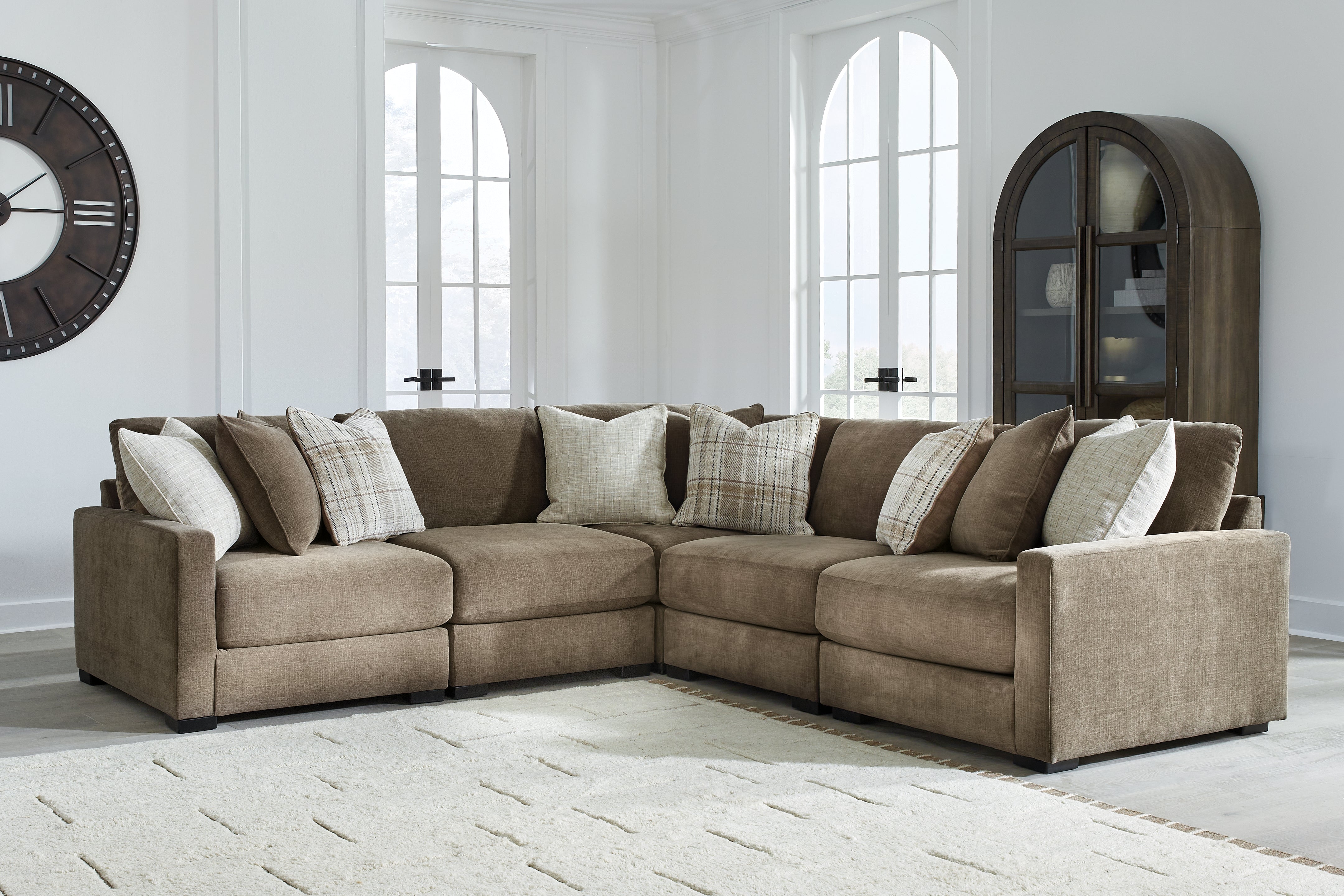 Orleans Furniture - Ashley Furniture - Camellia-Court Sectional - 5-Piece Sectional / Coffee - 68207S17