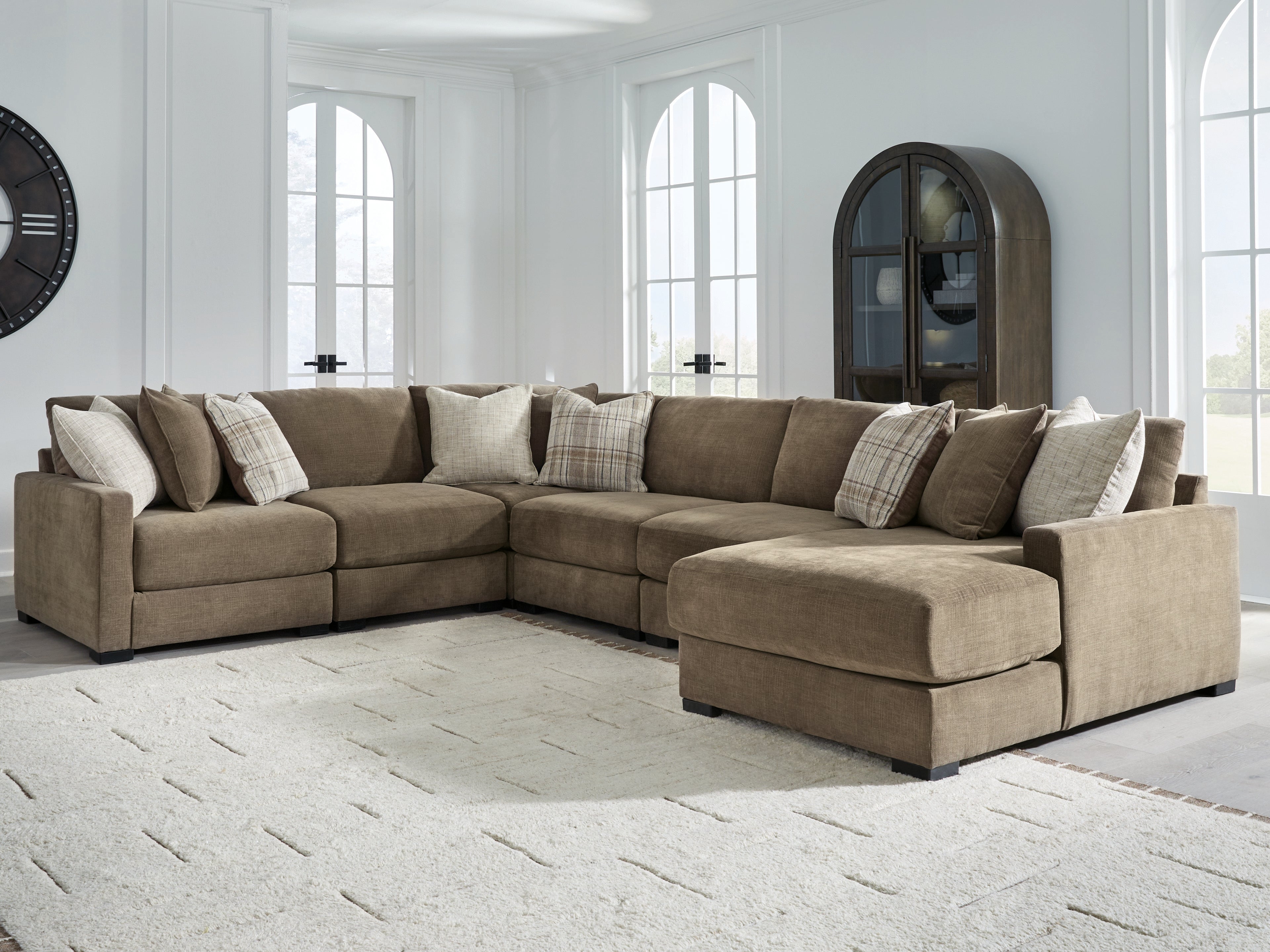 Orleans Furniture - Ashley Furniture - Camellia-Court Sectional - 6-Piece Sectional with Chaise / Coffee - 68207S15