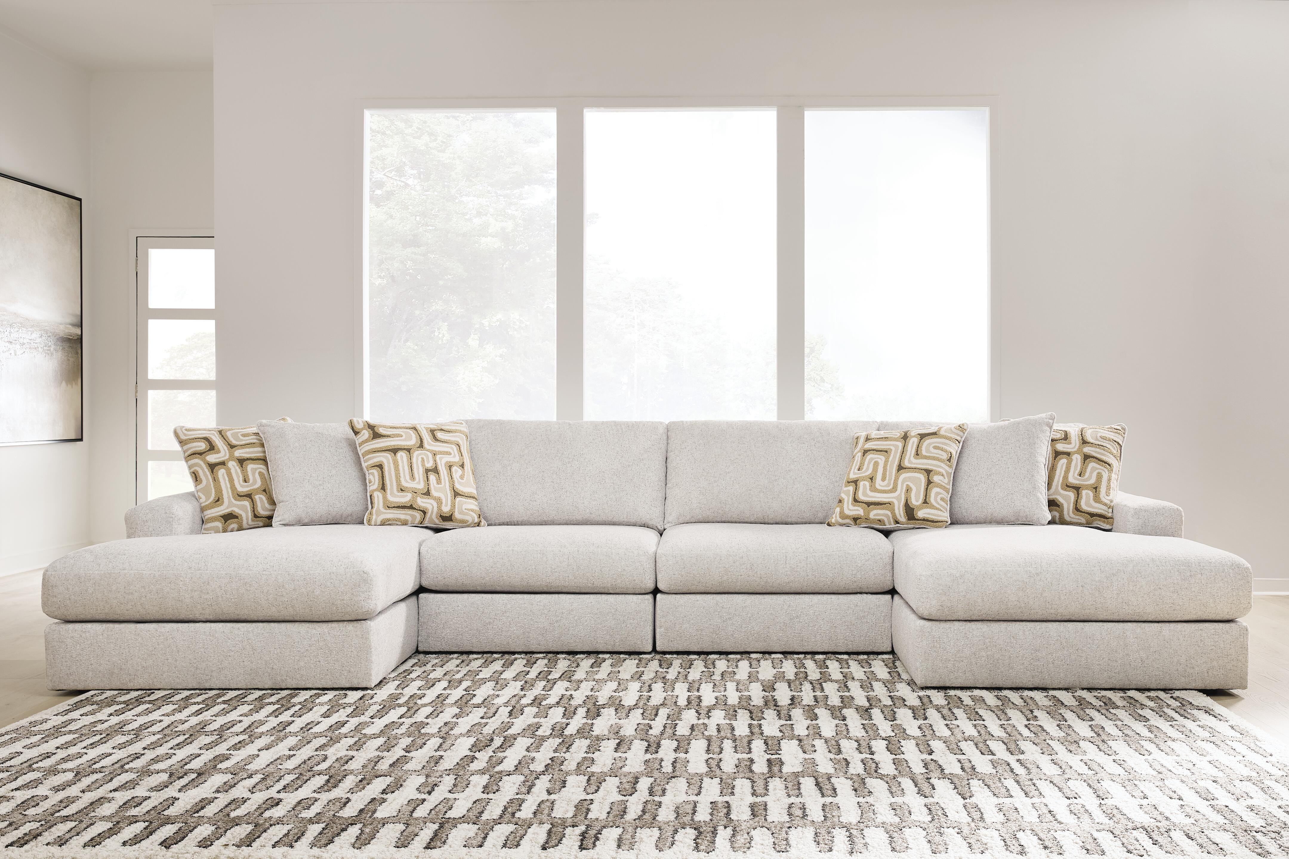 Orleans Furniture - Ashley Furniture - Kestrie 4-Piece Double Chaise Sectional - 4-Piece Double Chaise Sectional - PC68706S9