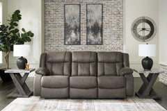 Orleans Furniture - Ashley Furniture - First Base Living Room - Reclining Sofa / Gunmetal - 6880488