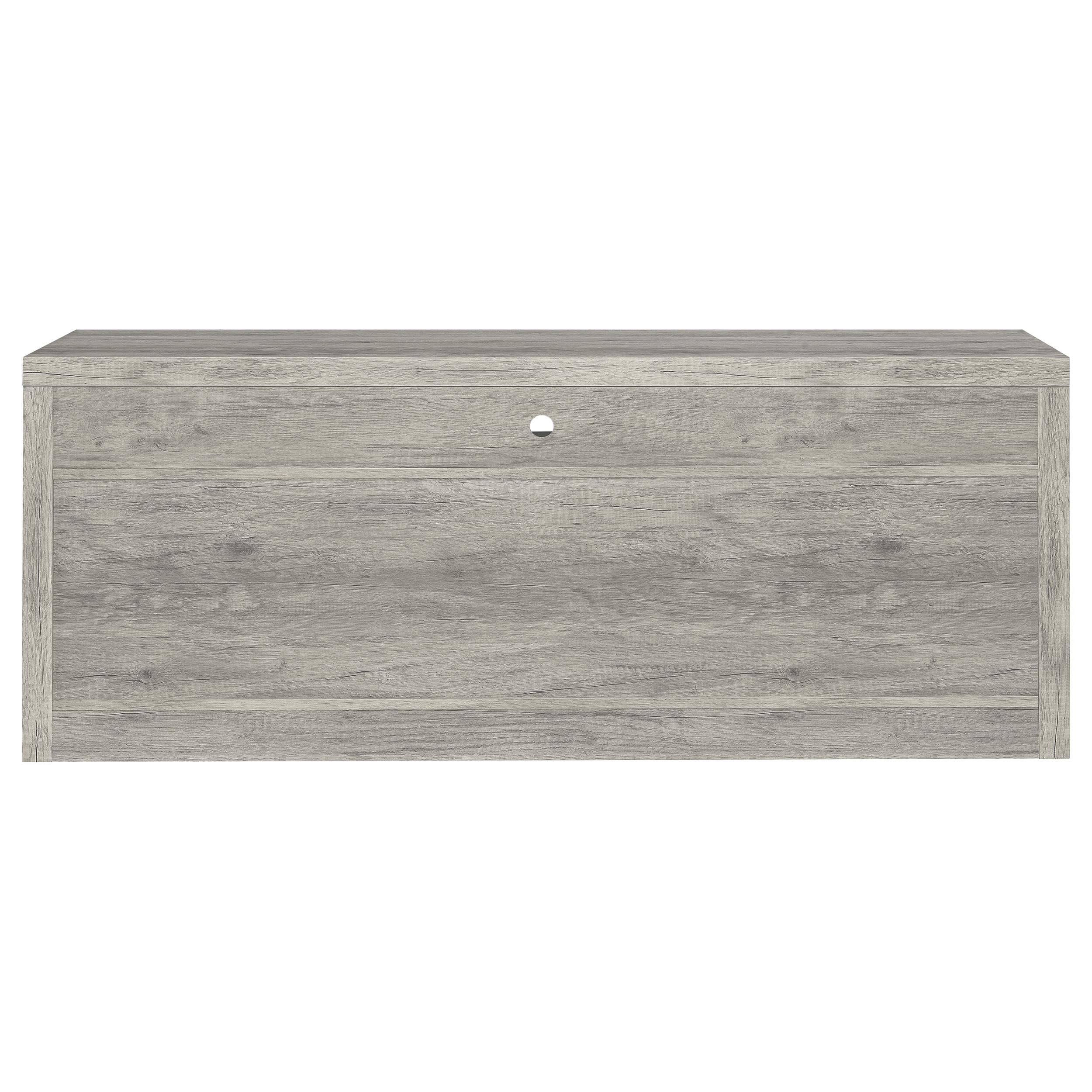 Burke 3-piece 59-inch TV Entertainment Center Grey Driftwood