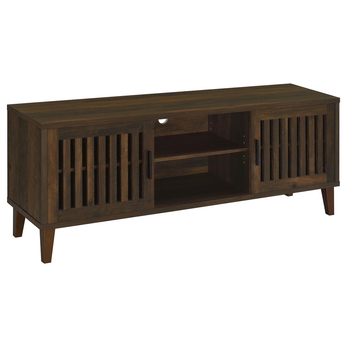 Orleans Furniture - Coaster - Sedona 2-door Engineered Wood 60-inch TV Stand Dark Pine - 701982