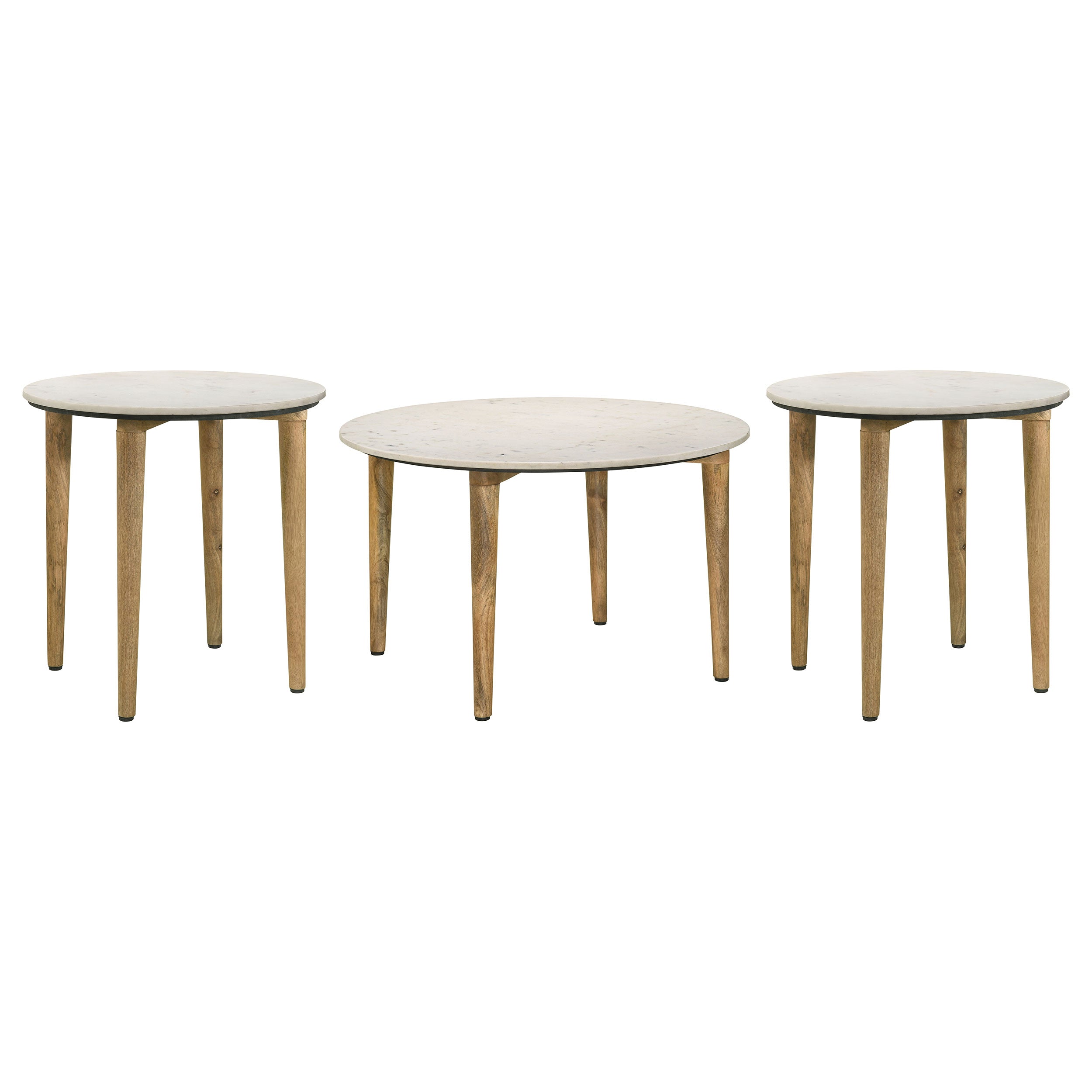 Aldis 3-piece Coffee and End Table Set White
