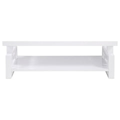 Schmitt 2-piece Coffee and End Table Set White High Gloss