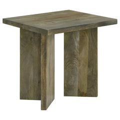 Orleans Furniture - Coaster - Andando Square Solid Wood End Table Mango Brown - 708497
