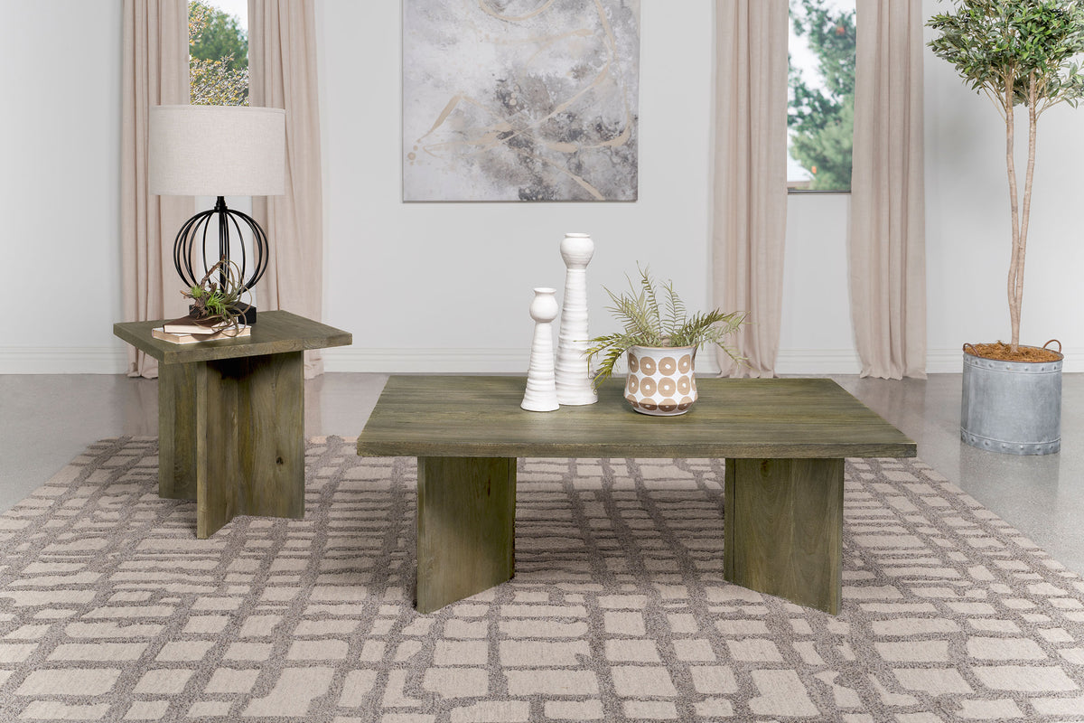 Orleans Furniture - Coaster - Andando 2-piece Coffee and End Table Set Mango Brown - 708498-S2