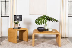 Orleans Furniture - Coaster - Cahya 2-piece Rattan Coffee and End Table Set Natural - 709818-S2
