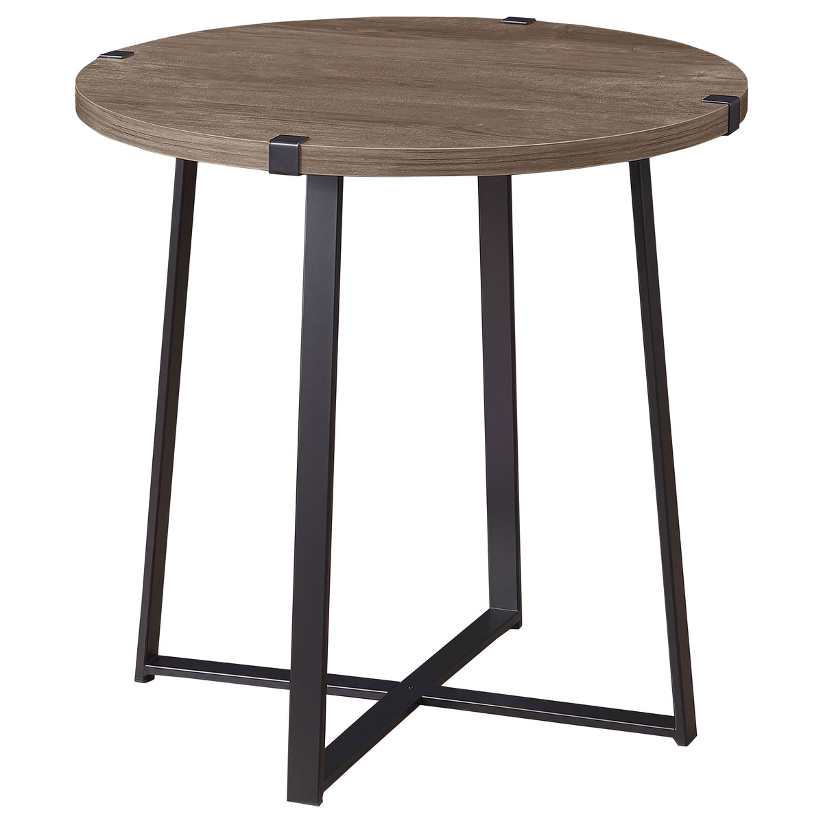 Orleans Furniture - Coaster - Marcus Round Engineered Wood Side End Table Light Brown - 710297