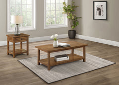 Orleans Furniture - Coaster - Payne 2-piece Coffee and 1-drawer End Table Set Brown - 710548-S2