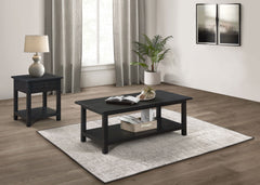 Orleans Furniture - Coaster - Payne 2-piece Coffee and 1-drawer End Table Set Java - 710568-S2