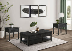 Orleans Furniture - Coaster - Concord 3-piece Coffee and End Table Set Distressed Java - 710578-S3