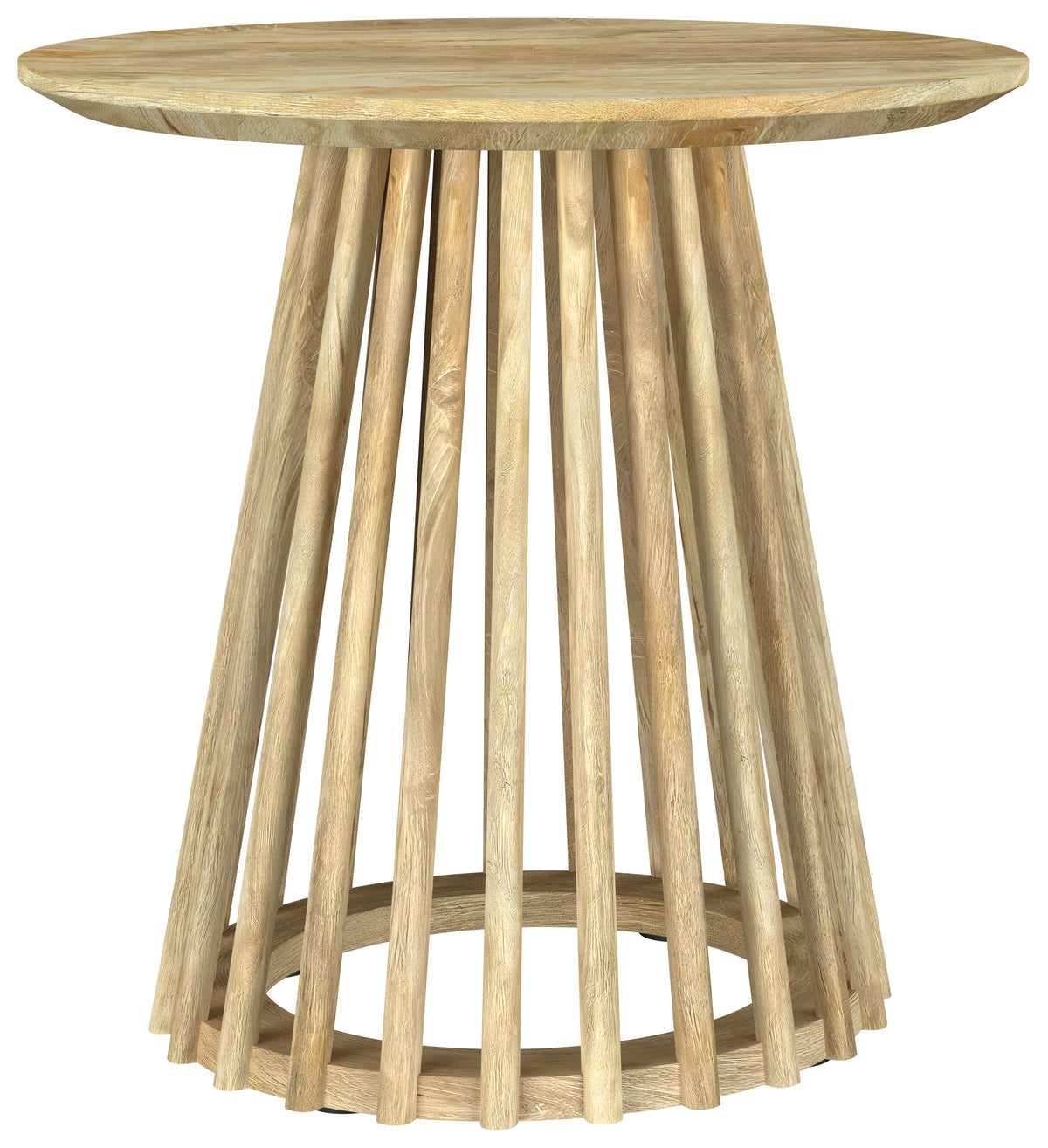 Orleans Furniture - Coaster - Touhy Round Solid Wood End Side Table Natural Mango - 710607