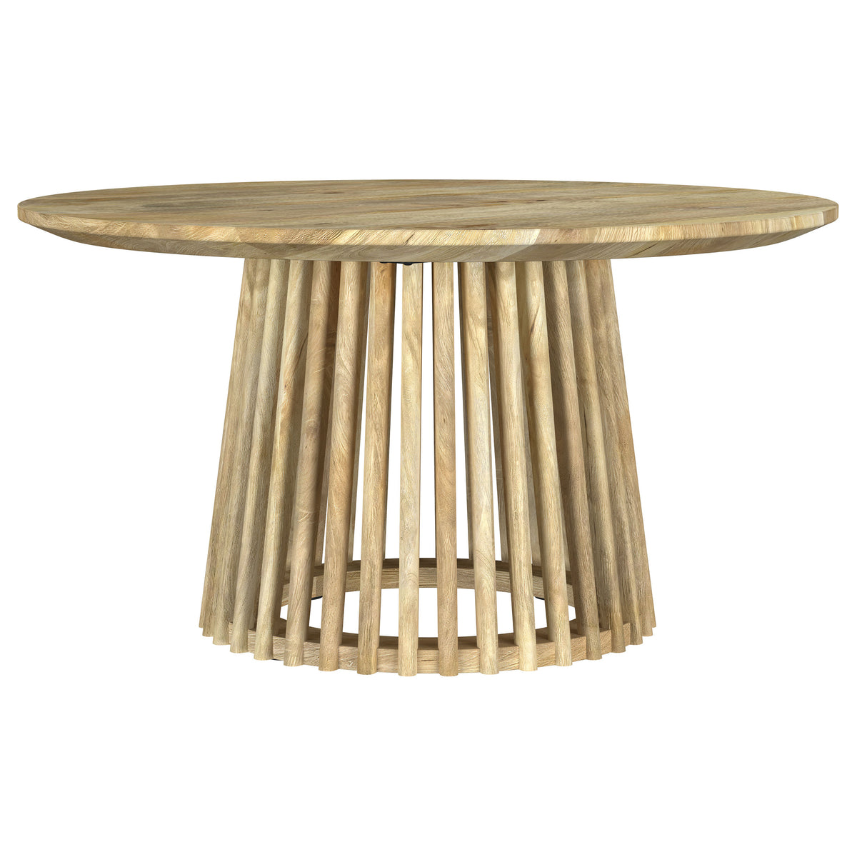 Orleans Furniture - Coaster - Touhy Round Solid Wood Cocktail Coffee Table Natural Mango - 710608