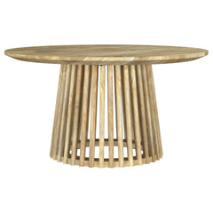 Orleans Furniture - Coaster - Touhy Round Solid Wood Cocktail Coffee Table Natural Mango - 710608