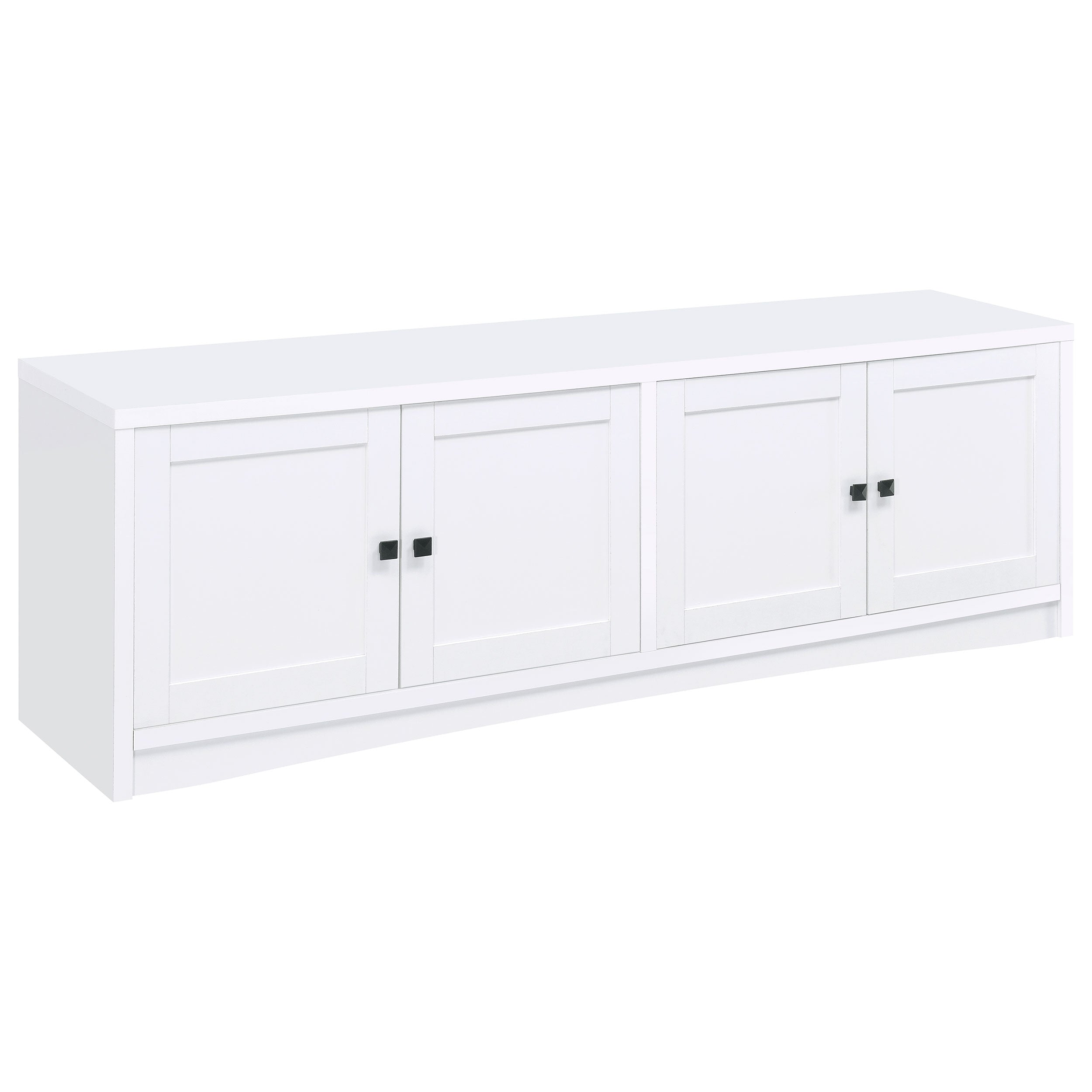 Orleans Furniture - Coaster - Laughlin 4-door Engineered Wood 78-inch TV Stand White - 724113
