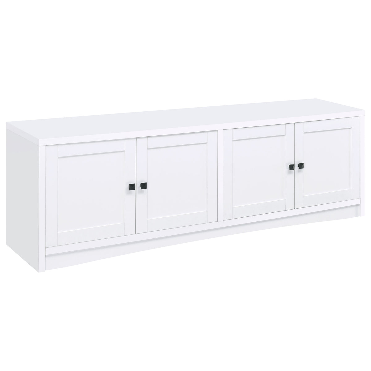 Orleans Furniture - Coaster - Laughlin 4-door Engineered Wood 78-inch TV Stand White - 724113
