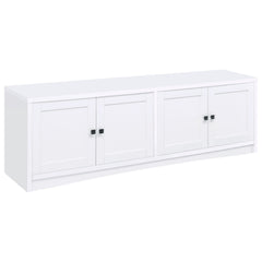 Orleans Furniture - Coaster - Laughlin 4-door Engineered Wood 78-inch TV Stand White - 724113
