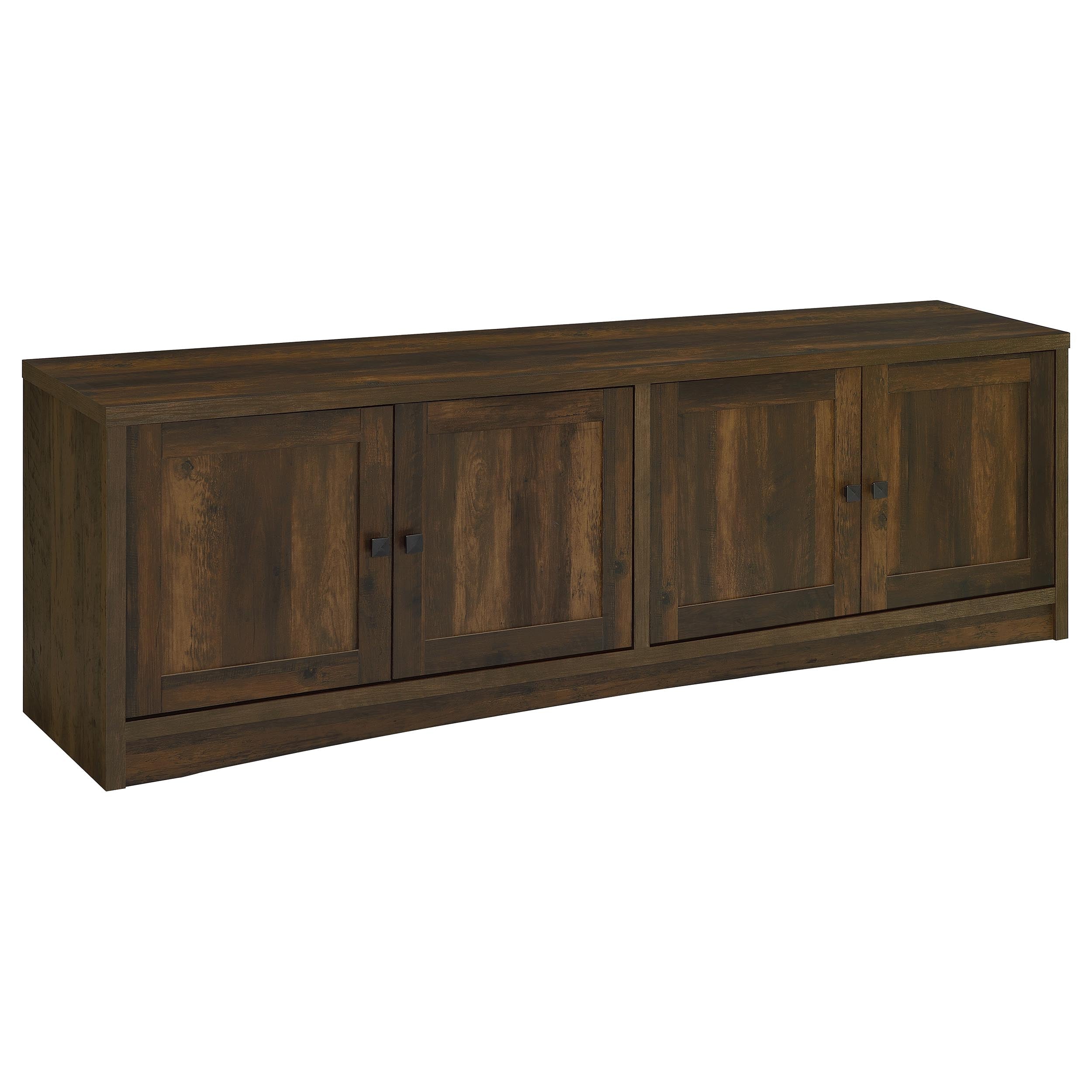 Orleans Furniture - Coaster - Laughlin 4-door Engineered Wood 78-inch TV Stand Dark Pine - 724123