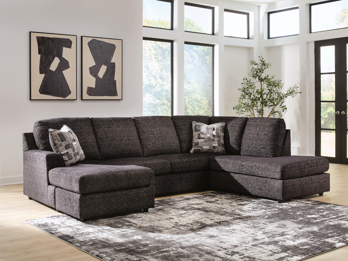 Orleans Furniture - Ashley Furniture - Lentiz Sectional - LAF 2-Piece Sectional with Chaise - PC73404S2