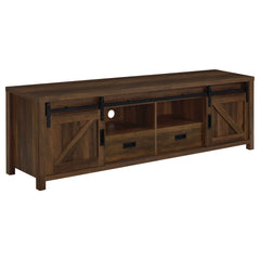 Orleans Furniture - Coaster - Madra 2-door Engineered Wood 79-inch TV Stand Dark Pine - 736273
