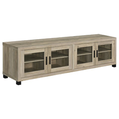 Orleans Furniture - Coaster - Sachin 4-door Engineered Wood 79-inch TV Stand Distressed Pine - 736283