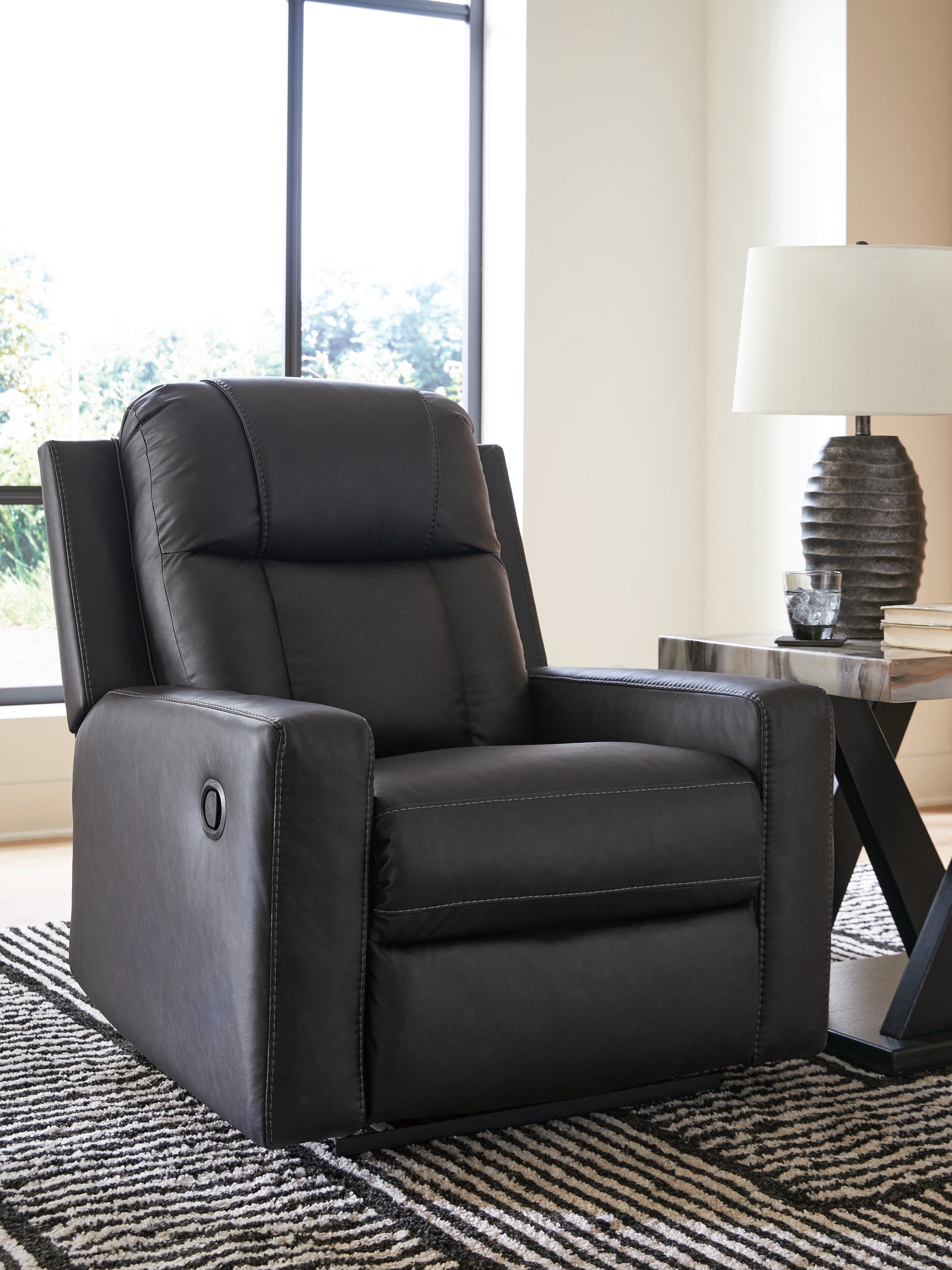 Orleans Furniture - Ashley Furniture - Mackmenville Living Room - Zero Wall Recliner / Carbon - 7471329