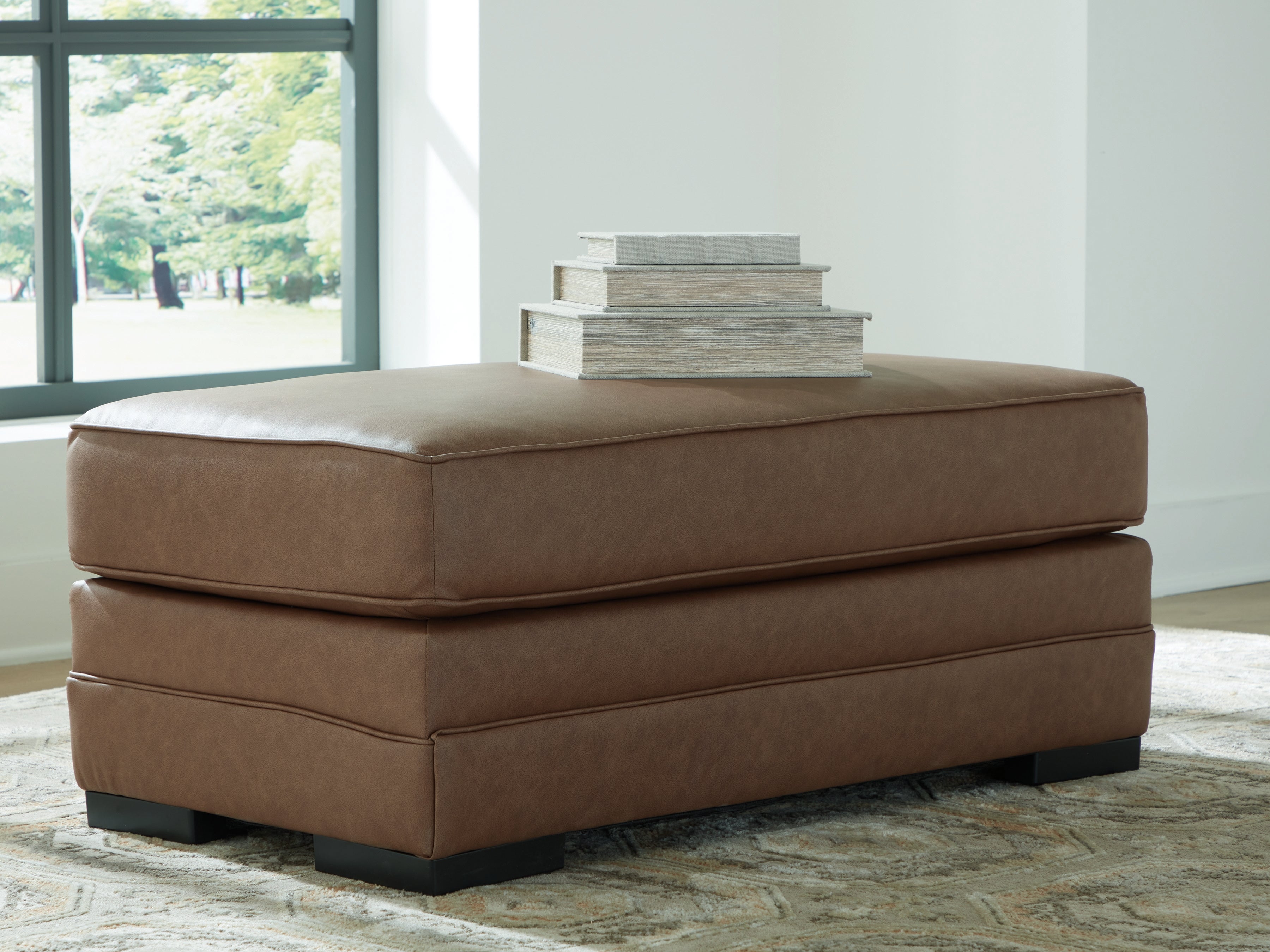 Orleans Furniture - Ashley Furniture - VillaCourt Living Room - Ottoman / Caramel - 7490914