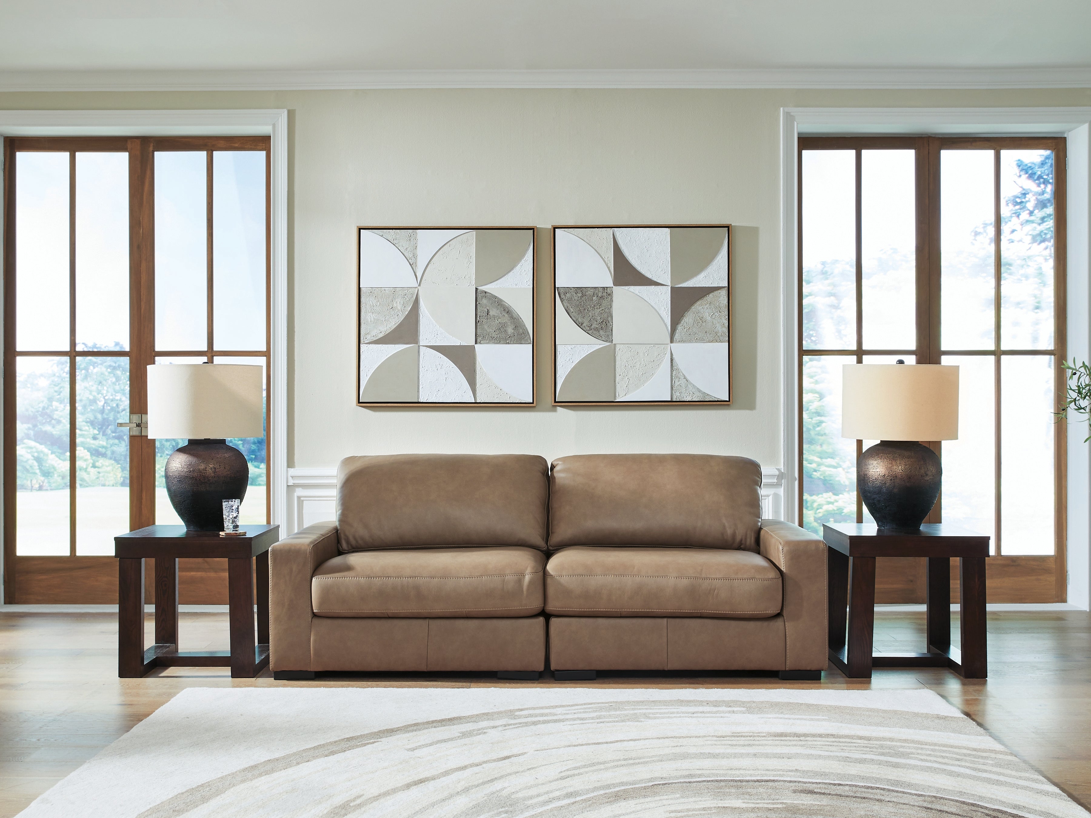 Orleans Furniture - Ashley Furniture - Veronella Sectional - RAF 2-Piece Sectional Sofa / Sahara - 76106S1