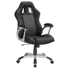 Orleans Furniture - Coaster - Roger Upholstered Adjustable Home Office Desk Chair Black - 800046