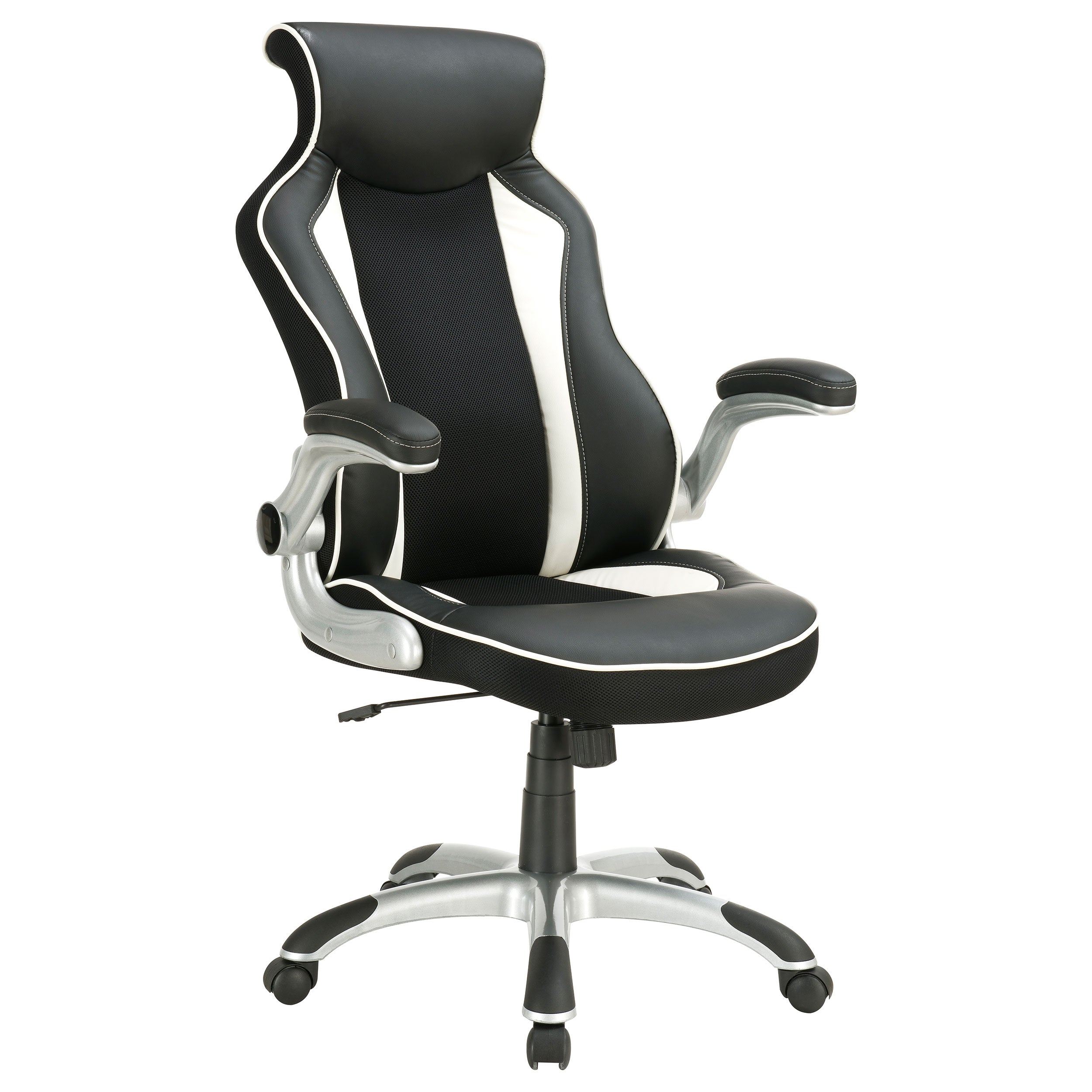 Orleans Furniture - Coaster - Dustin Upholstered Adjustable Home Office Desk Chair Black - 800048
