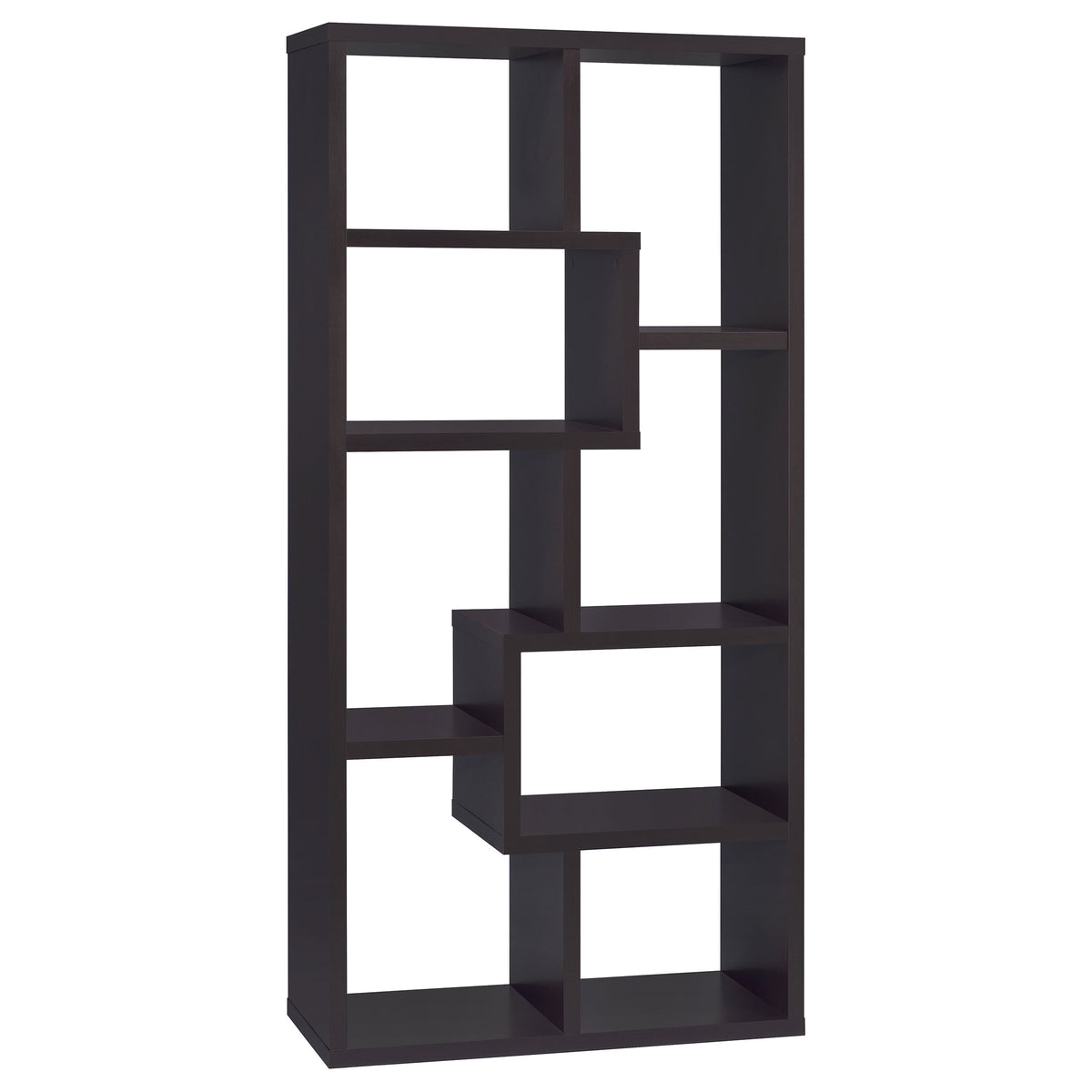 Orleans Furniture - Coaster - Theo 71-inch 7-shelf Bookshelf Cappuccino - 800264
