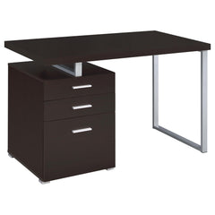 Orleans Furniture - Coaster - Brennan 47-inch 3-drawer Office Computer Desk Cappuccino - 800519