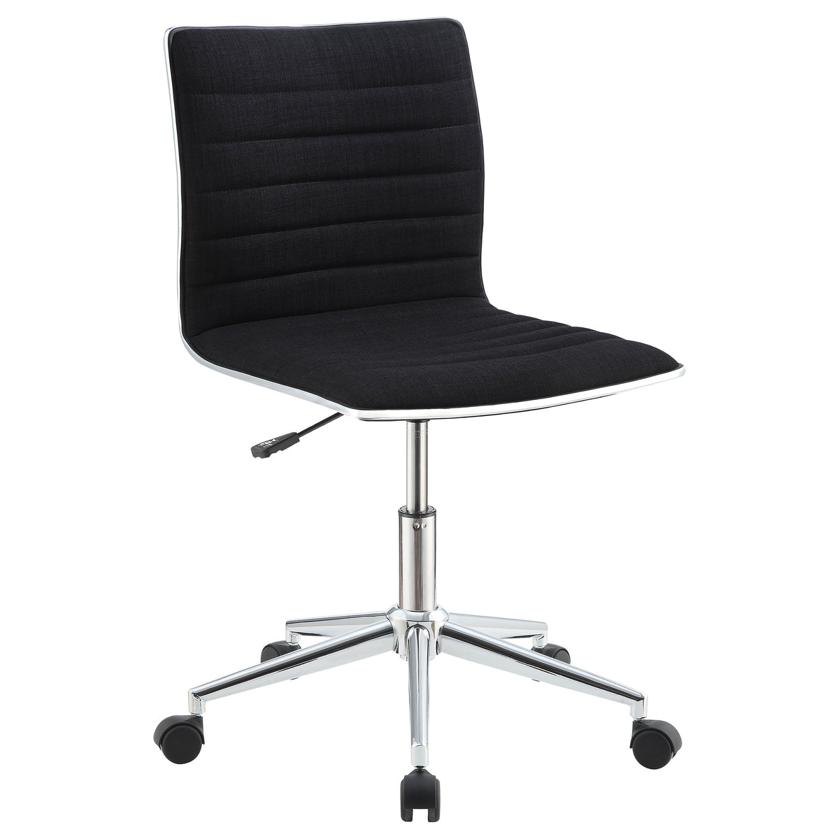 Orleans Furniture - Coaster - Chryses Upholstered Adjustable Home Office Desk Chair Black - 800725
