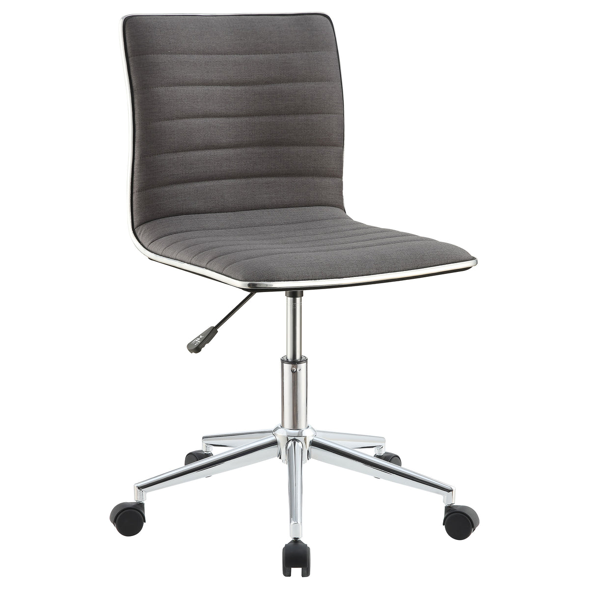 Orleans Furniture - Coaster - Chryses Upholstered Adjustable Home Office Desk Chair Grey - 800727