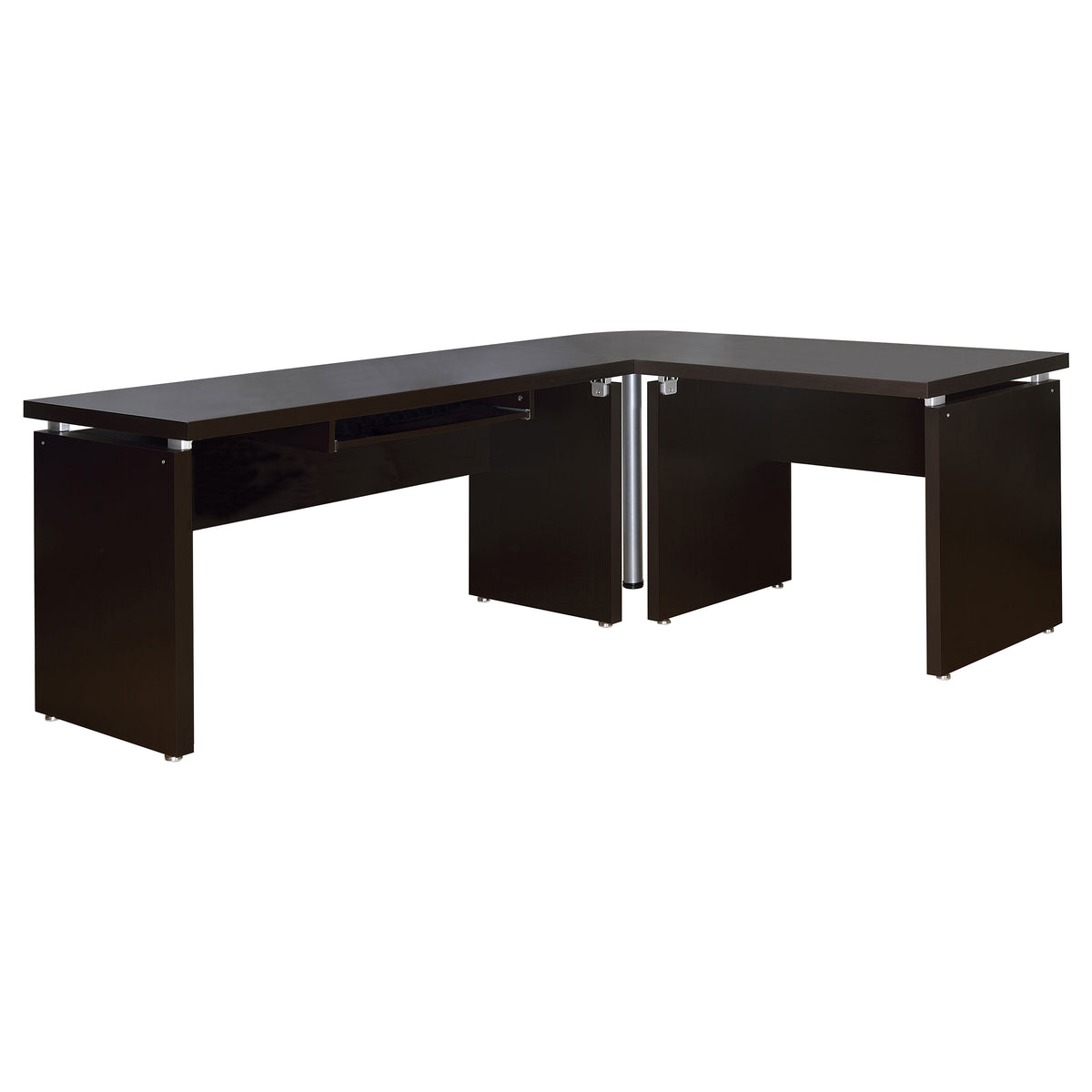 Orleans Furniture - Coaster - Skylar 83-inch L-Shaped Office Computer Desk Cappuccino - 800891L