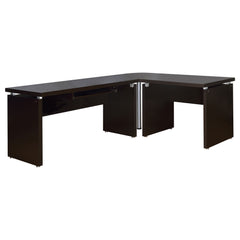 Orleans Furniture - Coaster - Skylar 83-inch L-Shaped Office Computer Desk Cappuccino - 800891L