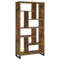 Orleans Furniture - Coaster - Delwin 71-inch 6-shelf Bookshelf Rustic Nutmeg - 801236