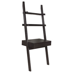 Orleans Furniture - Coaster - Colella 30-inch 1-drawer Ladder Desk with Shelf Cappuccino - 801373