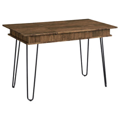 Orleans Furniture - Coaster - Sheeran 47-inch Writing Desk with Storage Rustic Amber - 802011