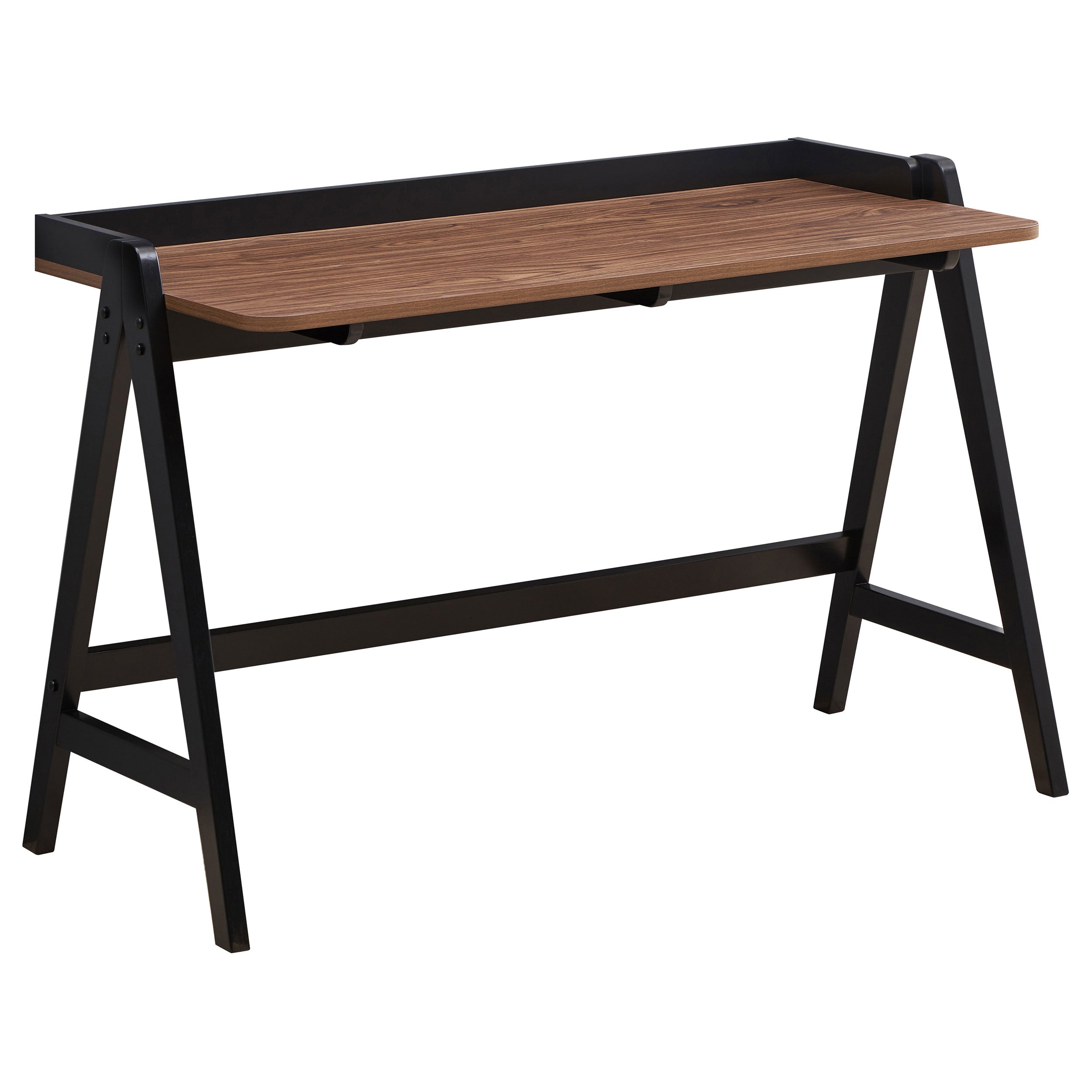 Orleans Furniture - Coaster - Raul 50-inch Writing Desk with USB Ports Walnut and Black - 805926