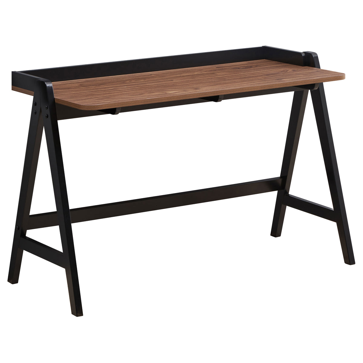 Orleans Furniture - Coaster - Raul 50-inch Writing Desk with USB Ports Walnut and Black - 805926