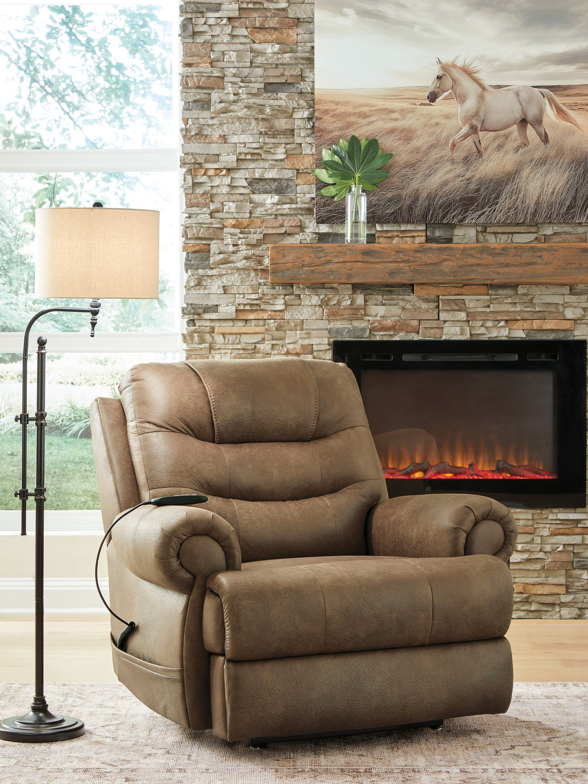 Orleans Furniture - Ashley Furniture - Revived and Restored Living Room - Power Lift Recliner - PC8240712